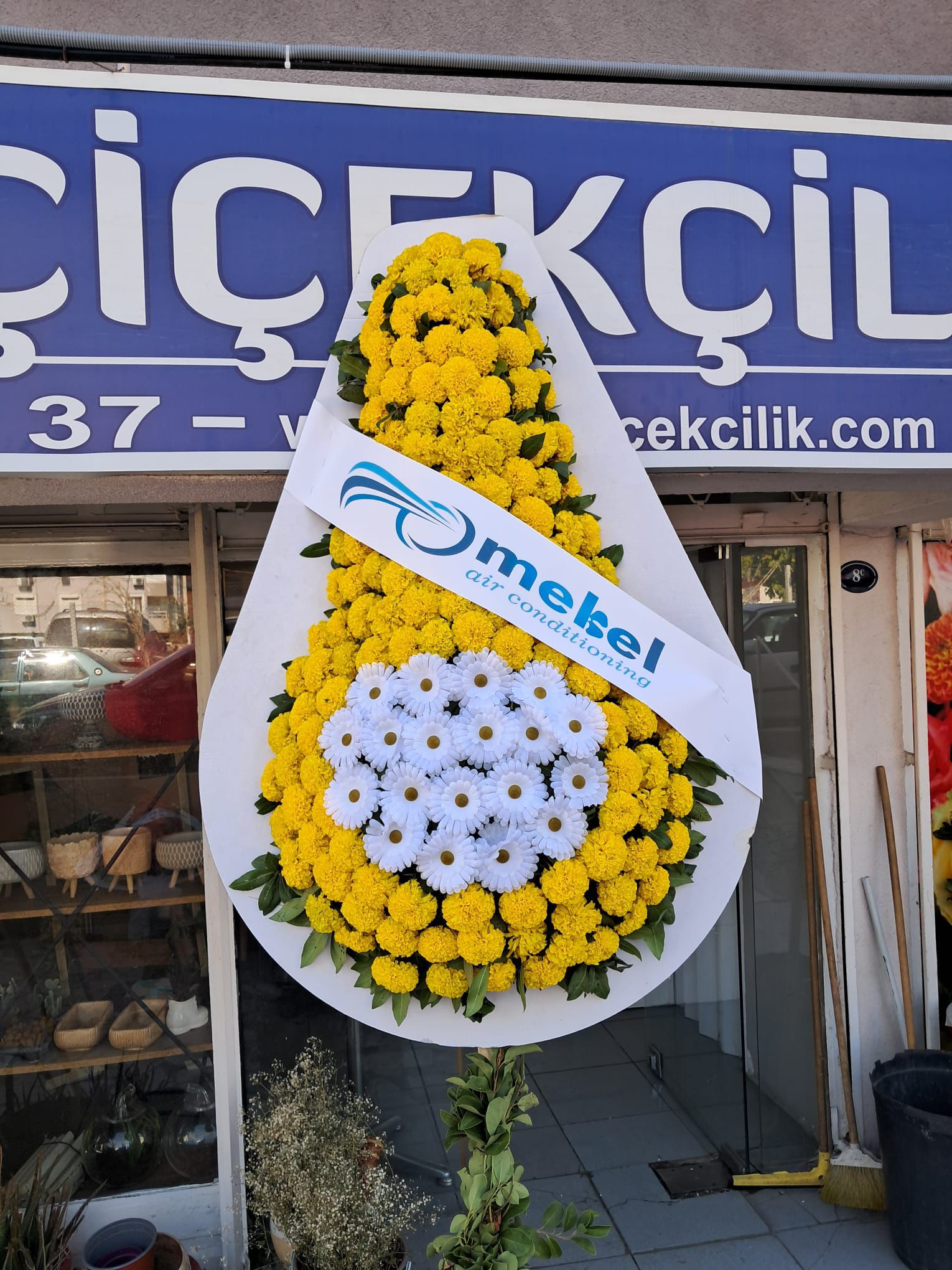 Tek Kat Canlı Çelenk