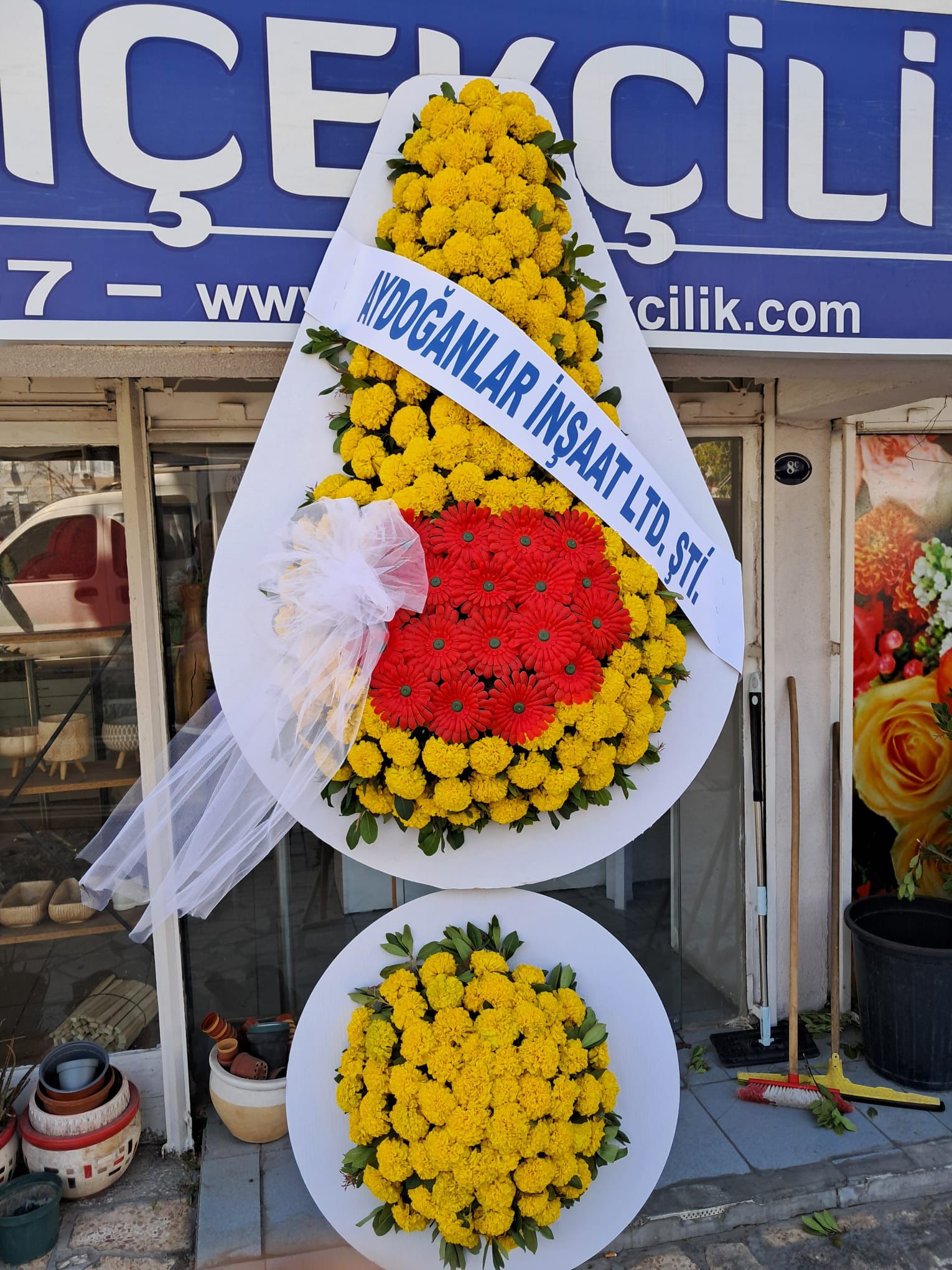 Çift Kat Canlı Çelenk