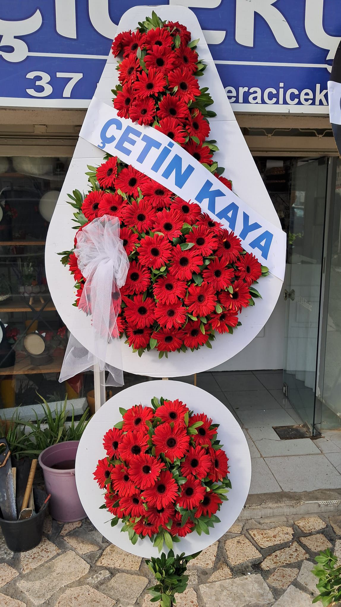 Çift Kat Canlı Çelenk