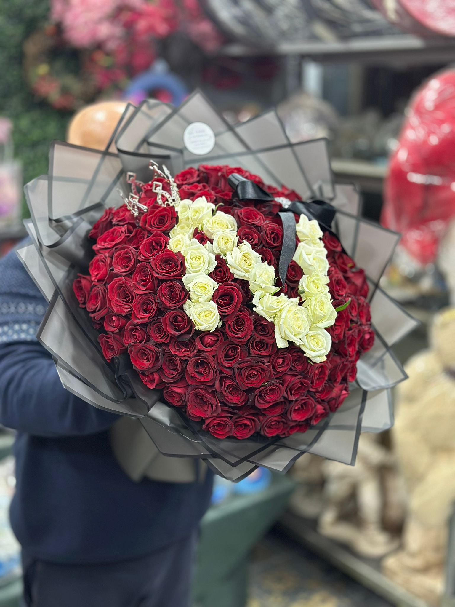 150'li Harfli Gül Buketi